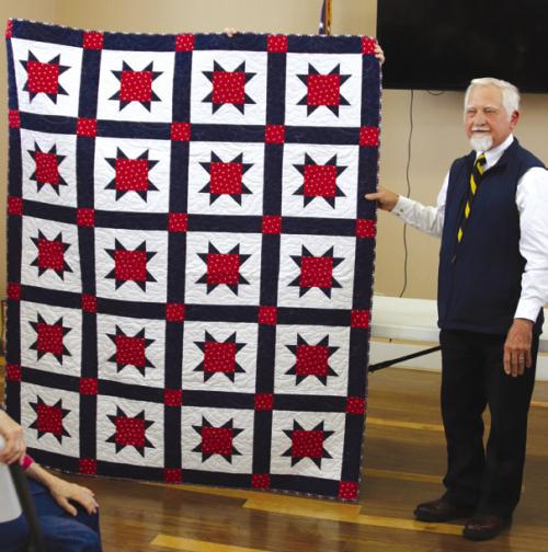 Quilts of Valor Presented to Marburger, Asbill