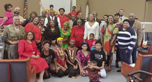 Pastor Louis Zachary, of New Bethel Missionary Baptist Church, has allocated time during each Sunday Worship Service in February to recognize Black achievements, past and present, in literature, fashion, medicine, war time, politics, science, education, inventions, music, entertainment, and sports to name a few. Here is a photo taken at a service two weeks ago.
