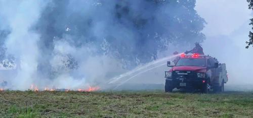O’Quinn Grass Fire Sunday