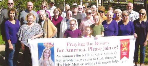 Fatima Rosary Rally Held At Gazebo