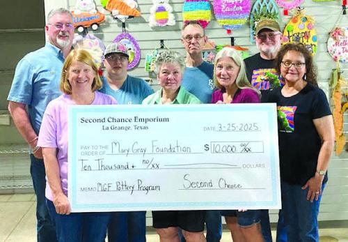 Second Chance Donates to Pottery Program