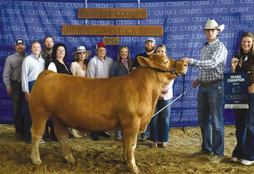 2026 Fayette County Junior Livestock Show Grand Champions