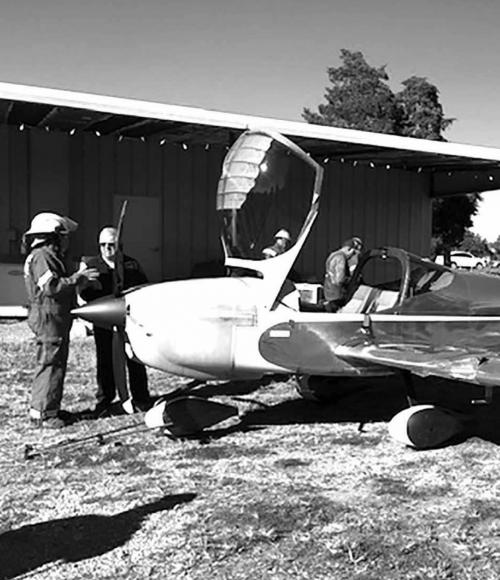 Plane Lands on Highway 290