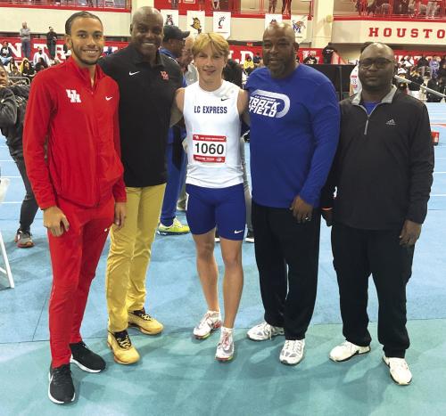 La Grange Speedsters Hang With Legendary Carl Lewis