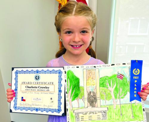 Charlotte Crowley Earns First Place in Art Contest