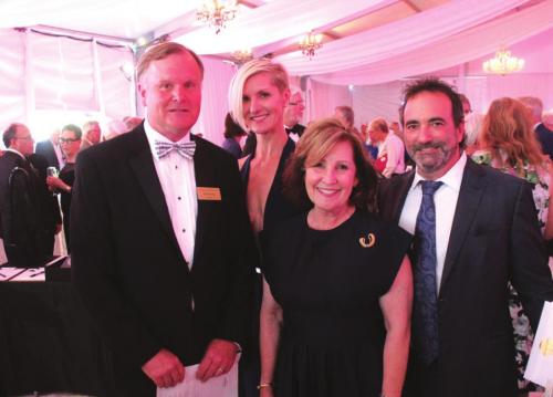 Mark Elvig, Zuzana Kastleman, Katrina Elvig and Jim Kastleman. Mark and Katrina were the Gala Co-Chairs. Photo by Jeff Wick