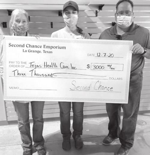 Tejas Receives Donation