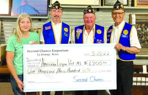 Second Chance Makes Donations to Local Non-Profits